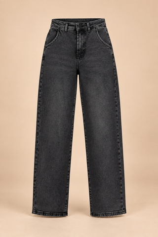 Women's graphite high-rise skater jeans