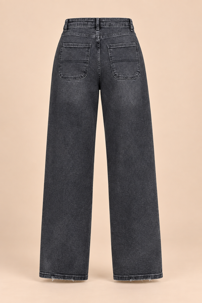 Women's graphite high-rise skater jeans