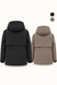 Women's long hooded jacket