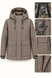 Women's long hooded jacket
