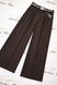 Chocolate palazzo pants