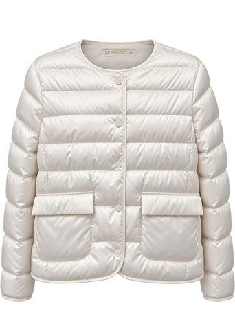 Women's quilted jacket with bio-down