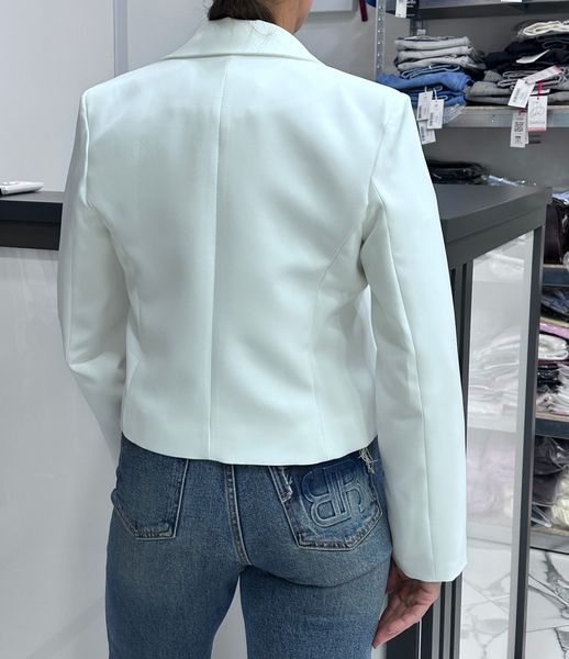 Classic cropped jacket (double-breasted)